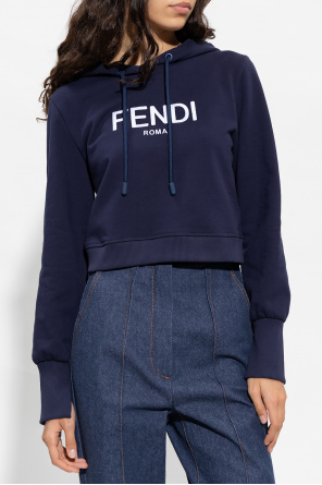 Women s Clothing GenesinlifeShops Fendi baby Logo hoodie